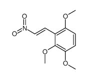 1,2,4-trimethoxy-3-[(E)-2-nitroethenyl]benzene Structure