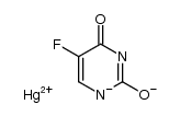 5-Fluorouracil-mercuri Structure