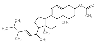 Ergosta-5,7,22-trien-3-ol,acetate, (3b,9b,22E)- (9CI) picture