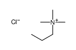 trimethyl(propyl)azanium,chloride Structure
