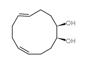 cis,trans-5,9-Cyclododecadiene-cis-1,2-diol structure