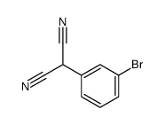 2-(3-bromophenyl)propanedinitrile Structure