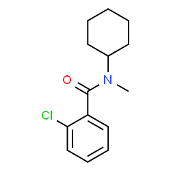 2-Chloro-N-cyclohexyl-N-methylbenzamide结构式