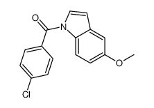 (4-chlorophenyl)-(5-methoxyindol-1-yl)methanone Structure