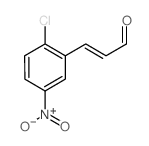 2-Propenal,3-(2-chloro-5-nitrophenyl)- structure