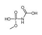 [hydroxy(methoxy)phosphoryl]carbamic acid结构式