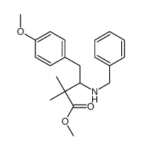 Methyl 3-(benzylamino)-4-(4-methoxyphenyl)-2,2-dimethylbutanoate Structure