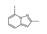 7-Iodo-2-methylpyrazolo[1,5-a]pyridine结构式