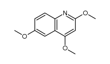 2,4,6-trimethoxyquinoline Structure