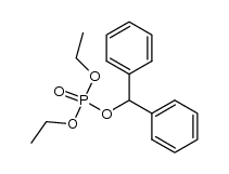 diphenylmethyl diethyl phosphate结构式