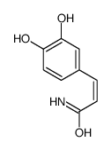 3-(3,4-dihydroxyphenyl)prop-2-enamide结构式