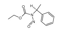 ethyl [(S)-(-)-1-phenylethyl]-nitrosocarbamate结构式