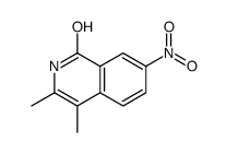 3,4-dimethyl-7-nitro-2H-isoquinolin-1-one Structure