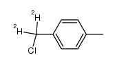 [α,α-2H2]-4-methylbenzyl chloride Structure