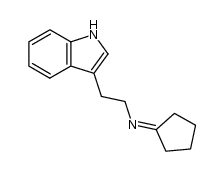 3-[(N-cyclopentyliden)-2-aminoethyl]indole Structure