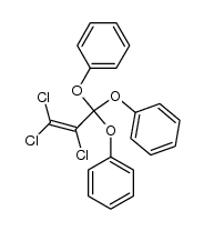 Triphenyl-ortho-α,β,β-trichloracrylat Structure