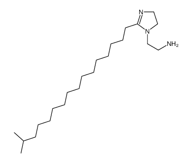 4,5-dihydro-2-isoheptadecyl-1H-imidazole-1-ethylamine结构式