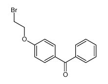 [4-(2-bromoethoxy)phenyl]-phenylmethanone Structure