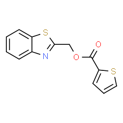 benzo[d]thiazol-2-ylmethyl thiophene-2-carboxylate结构式