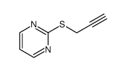 Pyrimidine, 2-(2-propynylthio)- (9CI)结构式