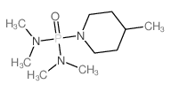 Phosphonicdiamide, N,N,N',N'-tetramethyl-P-(4-methyl-1-piperidinyl)- Structure