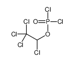 1,1,1,2-tetrachloro-2-dichlorophosphoryloxyethane Structure