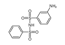 3-amino-N-(phenylsulphonyl)benzenesulphonamide Structure