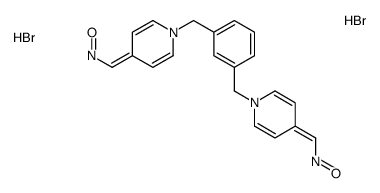 oxo-[[1-[[3-[[4-(oxoazaniumylmethylidene)pyridin-1-yl]methyl]phenyl]methyl]pyridin-4-ylidene]methyl]azanium,dibromide结构式