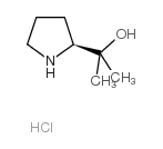 2-pyrrolidin-2-ylpropan-2-ol,hydrochloride Structure