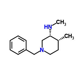 (3S,4S)-1-苄基-N,4-二甲基哌啶-3-胺图片