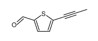 5-(1-Propynyl)-2-thiophenecarbaldehyde Structure