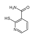 3-Pyridinecarboxamide, 1,2-dihydro-2-thioxo- structure