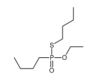 1-[butylsulfanyl(ethoxy)phosphoryl]butane Structure
