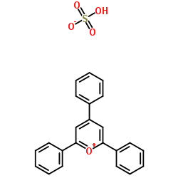 2,4,6-三苯基吡喃硫酸氢盐结构式