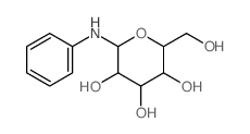 2-anilino-6-(hydroxymethyl)oxane-3,4,5-triol structure