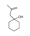 1-(2-methylprop-2-enyl)cyclohexan-1-ol结构式