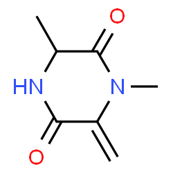 2,5-Piperazinedione,1,3-dimethyl-6-methylene-(9CI) Structure