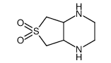 (9CI)-八氢-噻吩并[3,4-b]吡嗪 6,6-二氧化物结构式