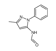 N-(5-methyl-2-phenyl-2H-pyrazol-3-yl)-formamide Structure