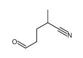 2-methyl-5-oxopentanenitrile Structure