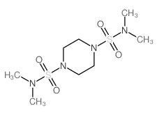 N,N,N,N-tetramethylpiperazine-1,4-disulfonamide结构式