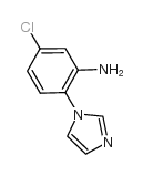 [5-氯-2-(1H-咪唑-1-基)苯基]胺结构式