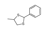 4-methyl-2-phenyl-1,3-dithiolane结构式