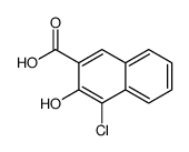 4-Chloro-3-hydroxy-2-naphthalenecarboxylic acid structure