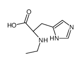 (2S)-2-(ethylamino)-3-(1H-imidazol-5-yl)propanoic acid结构式