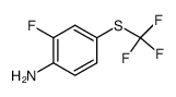 2-fluoro-4-(trifluoromethylthio)-aniline结构式