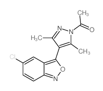 1-[4-(5-chlorobenzo[c]isoxazol-3-yl)-3,5-dimethyl-pyrazol-1-yl]ethanone picture
