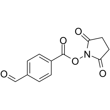 4-甲酰苯甲酸N-琥珀酰亚胺酯结构式
