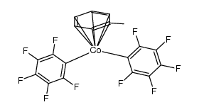 (η6-toluene)bis(η1-pentafluorophenyl)cobalt(II)结构式