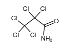 Perchlor-propionsaeureamid Structure